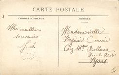 CPA Marseille Le Monument des Mobiles des Bouches du Rhone et l'Eglise Saint Vincent de Paul 