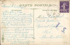 CPA Marseille L'Eglise des Reformes et le Monument de la Defense 