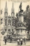 CPA Marseille L'Eglise St Vincent de Paul et le Monument des Mobiles 
