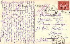 CPA Marseille Eglise des Reformes et monument des mobiles 