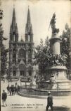 CPA Marseille Eglise des Reformes et Monument des Mobiles 