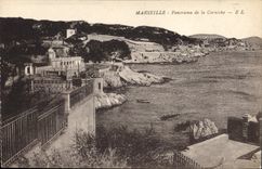 CPA Marseille Panorama de la Corniche 