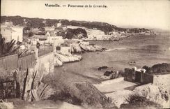 CPA Marseille Panorama de la Corniche 