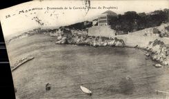 CPA Marseille Promenade de la Corniche Anse du Prophete 