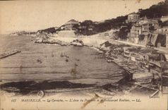 CPA Marseille La Corniche L'Anse du Prophete et le Restaurant Roubion 