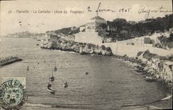 CPA Marseille La Corniche Anse du Prophete 