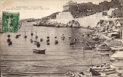 CPA Marseille La Corniche Anse du Prophete Le Palace Hotel 