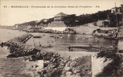 CPA Marseille Promenade de la Corniche Anse du Prophete 