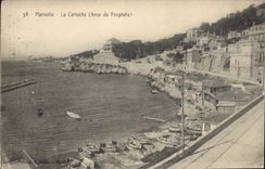 CPA Marseille La Corniche Anse du Prophete 