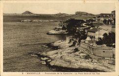 CPA Marseille Promenade de la Corniche Le Petit Nice et les Iles 