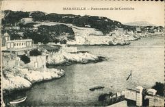 CPA Marseille Panorama de la Corniche 