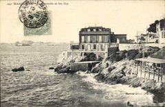 CPA Marseille La Corniche et les Iles 