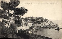 CPA Marseille Promenade de la Corniche Le Prophete 
