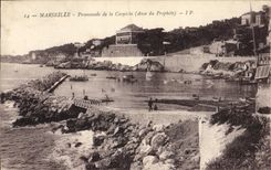 CPA Marseille Promenade de la Corniche Anse du Prophete 
