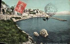 CPA Marseille La Corniche l'Anse du Prophete 