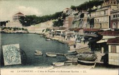 CPA La Corniche l'Anse du Prophete et le Restaurant Roubion 