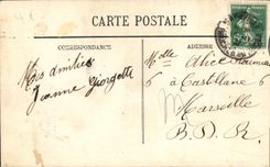 CPA Marseille La Bourse et la Cannebiere