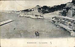 CPA Marseille La Corniche 