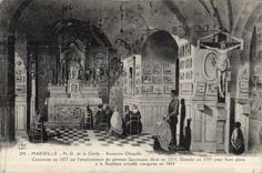 CPA Marseille N D de la Garde Ancienne Chapelle 