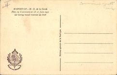 CPA Marseille N D de la Garde Fetes du Couronement 