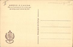 CPA Marseille N D de la Garde Fetes du Couronement 