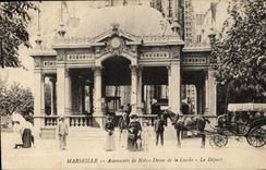 CPA Marseille Asenseurs de Notre Dame de la Garde Le Depart 