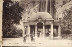 CPA Marseille Gare des Ascenseurs 