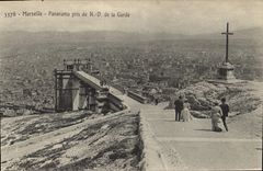 CPA Marseille Panorama pris de N D de la Garde 