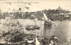 CPA Marseille Le Vieux et N D de la Garde 