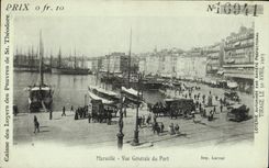 CPA Marseille Vue Generale du Port Bateaux