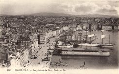 CPA Marseille Vue generale du Vieux Port 