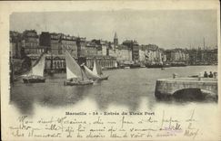 CPA Marseille Entree du Vieux Port 