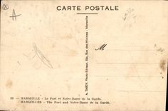 CPA Marseille Le Port et Notre Dame de la Garde 