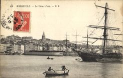 CPA Marseille Le Vieux Port Bateau