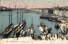 CPA Marseille Le Vieux Port 