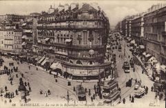 CPA Marseille La Rue de la Republique 