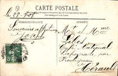 CPA Marseille Le Quai du Port et la Rue de la Republique 