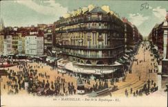 CPA Marseille Rue de la Republique 