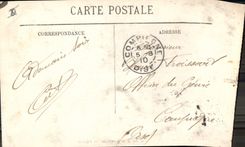 CPA Marseille Le Quai du Port et la Rue de la Republique 