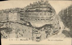 CPA Marseille Rue de la Republique 