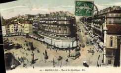 CPA Marseille Rue de la Republique 