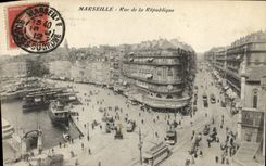 CPA Marseille Rue de la Republique 