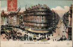 CPA Marseille Rue de la Republique 