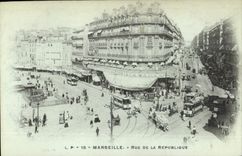 CPA Marseille Rue de la Republique 
