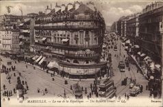 CPA Marseille La Rue de la Republique 