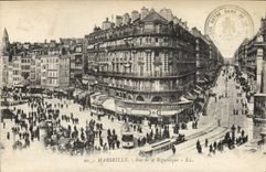 CPA Marseille rue de la Republique 