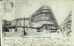 CPA Marseille la Rue de la Republique 