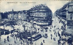 CPA Marseille rue de la Republique 