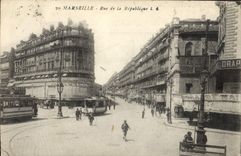 CPA Marseille rue de la Republique 