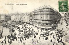 CPA Marseille rue de la Republique 